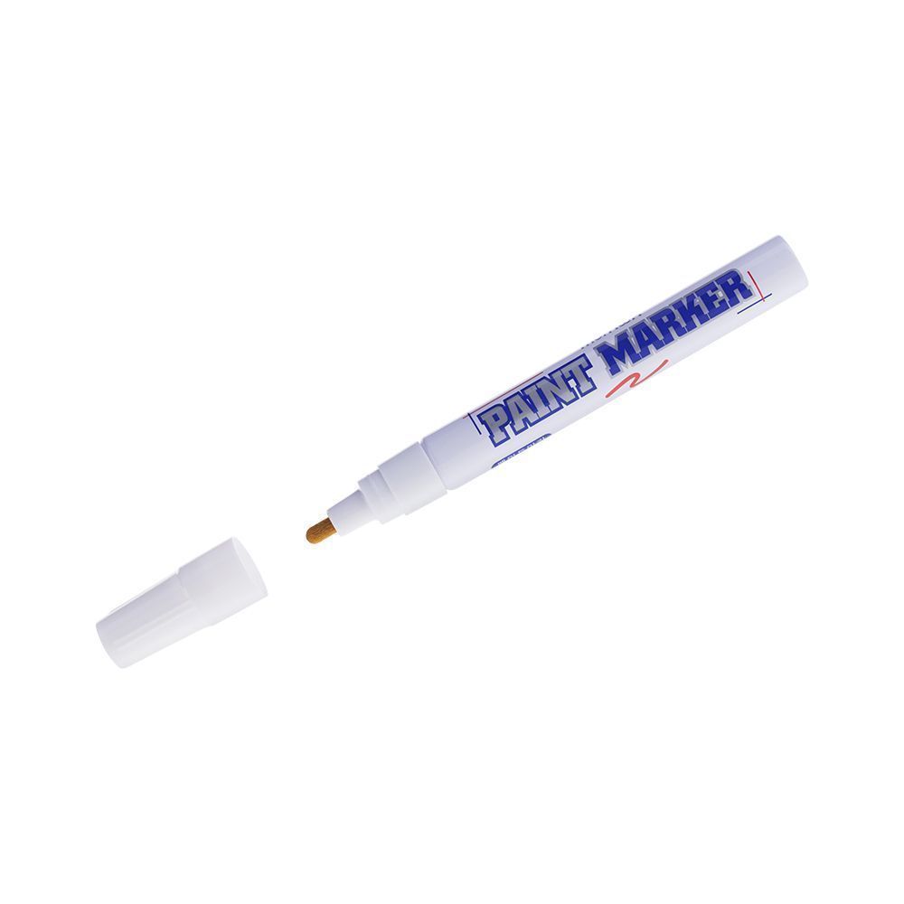 Маркер-краска белая, 4мм, нитро-основа MunHwa