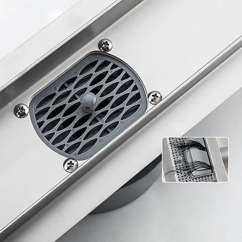 Лоток душевой комб. затвор 70х700 мм (решетка под плитку) Gappo