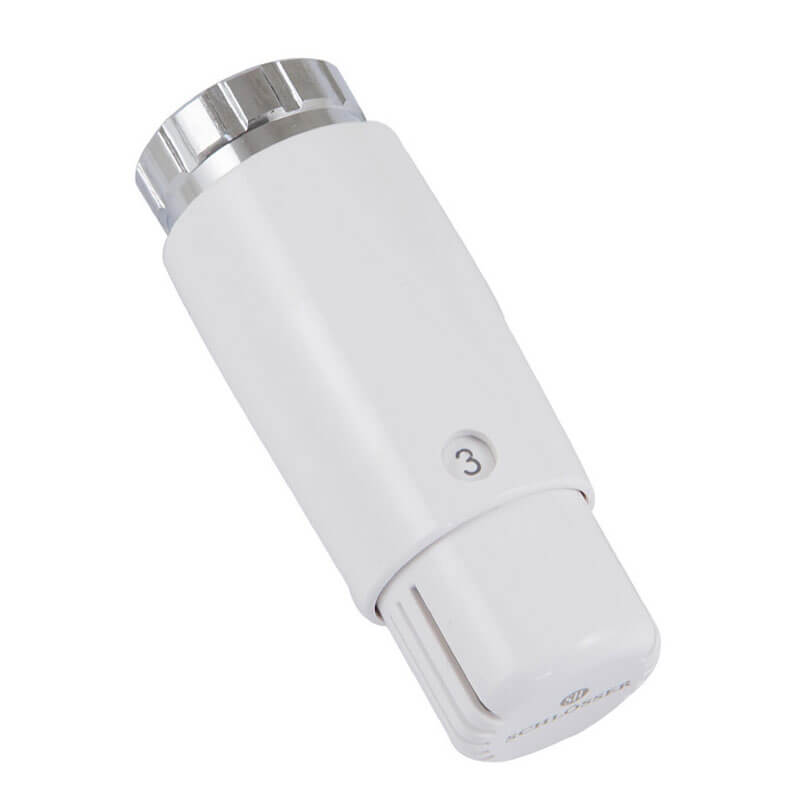 Головка термостатическая MINI Diamant DZ КЛЕММА БЕЛЫЙ Schlosser