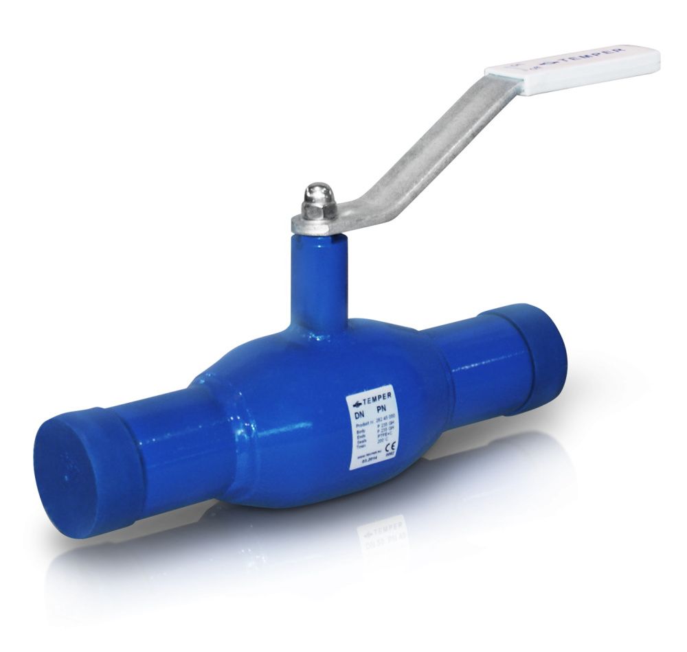 Кран шаровой Temper DN15 PN40, с/с
