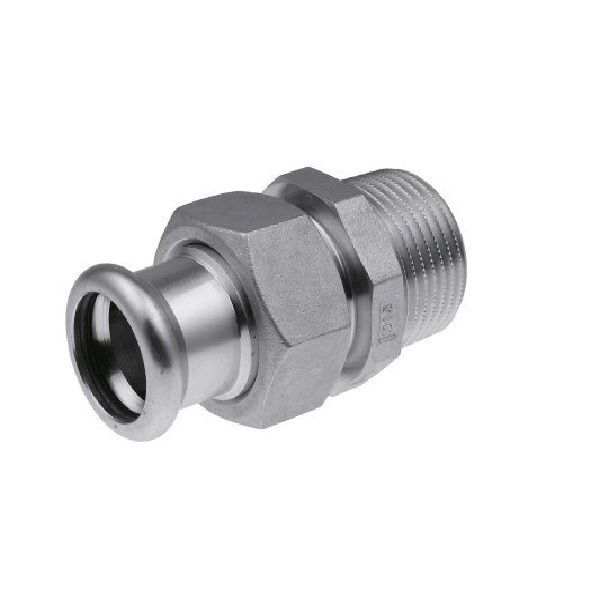 Соединитель раз. (американка) Inox press 18хR1/2" НР нерж. KAN-Therm