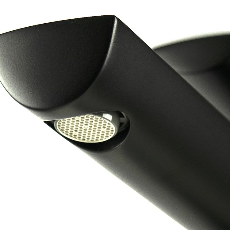 Смеситель для умывальника URSUS, монолитный, черный, LEMARK