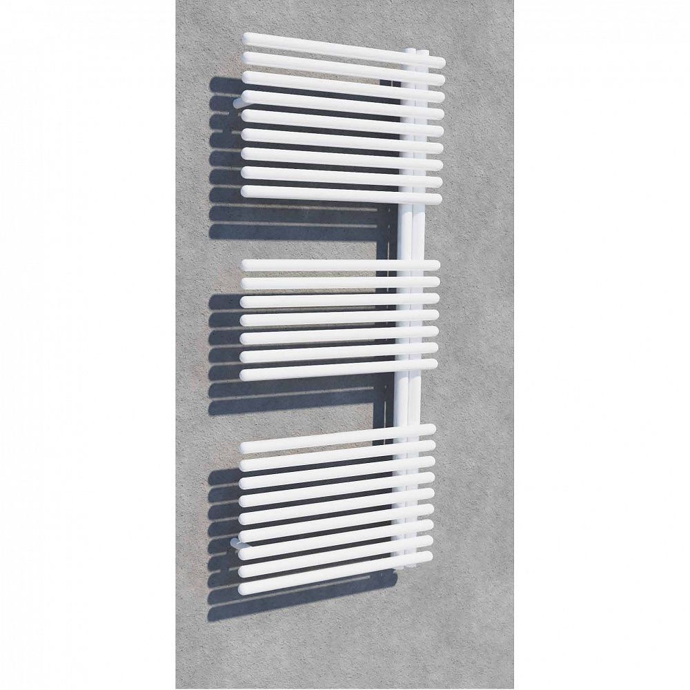 Полотенцесушитель водяной Garda белый прямой 1132х500, Lazzarini 