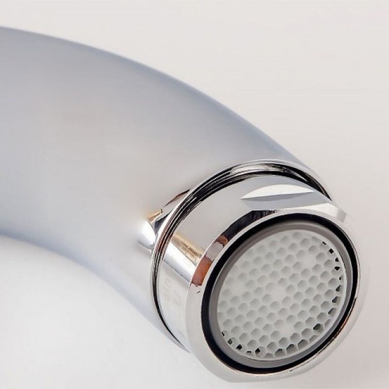 Смеситель для раковины встраиваемый BOZZ (излив 230 мм) на 2 отверстия, хром KLUDI