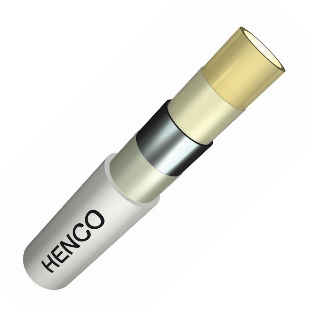 Труба металлопластиковая RIXc, PEXc-AL-PEXc 16x2,0 (отрезок 100м)HENCO