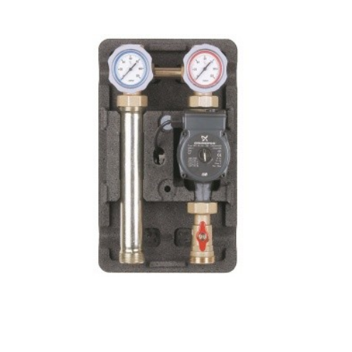 Насосный модуль 1" с насосом Grungfos UPM3 HYBRID 25-70 DK DN25 ECO Huch