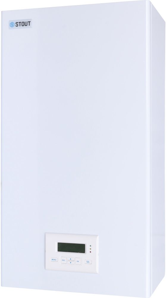 Котел электрический  27 кВт 3х фаз., тены 3шт STOUT