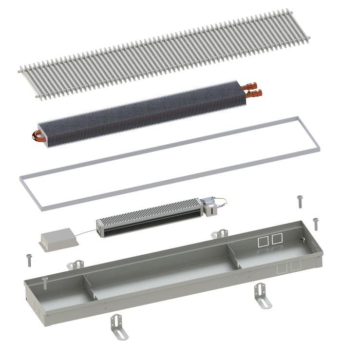 Конвектор Itermic ITTBZ 075.250.2000 решетка "серебро"