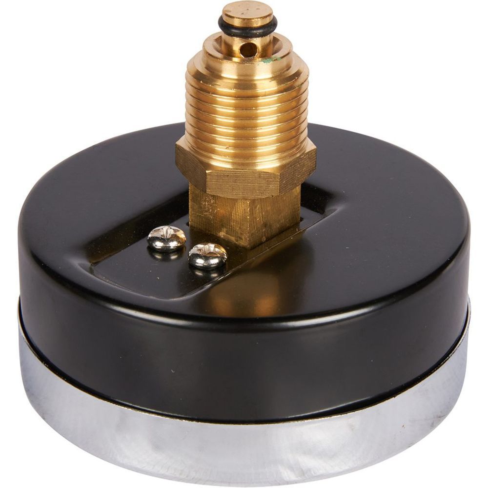 Термоманометр аксиальный, Dn 80 мм 1/2, 0...120°C, 0-6 бар. ROMMER