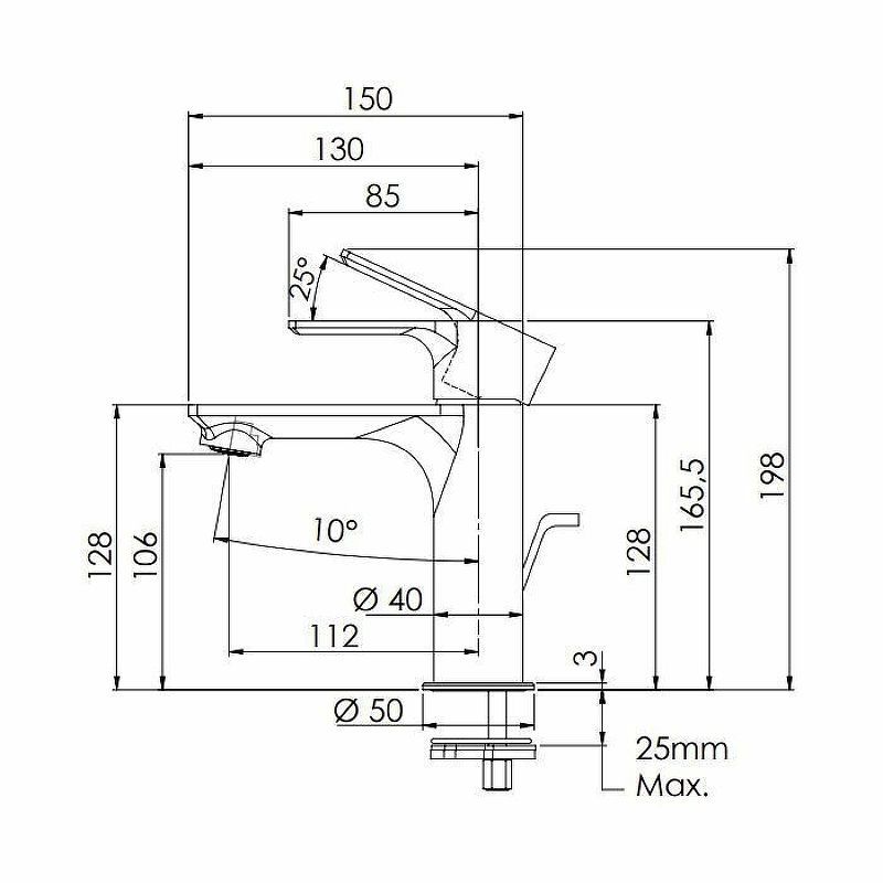 Смеситель для раковины Energy хром Remer, в наличии