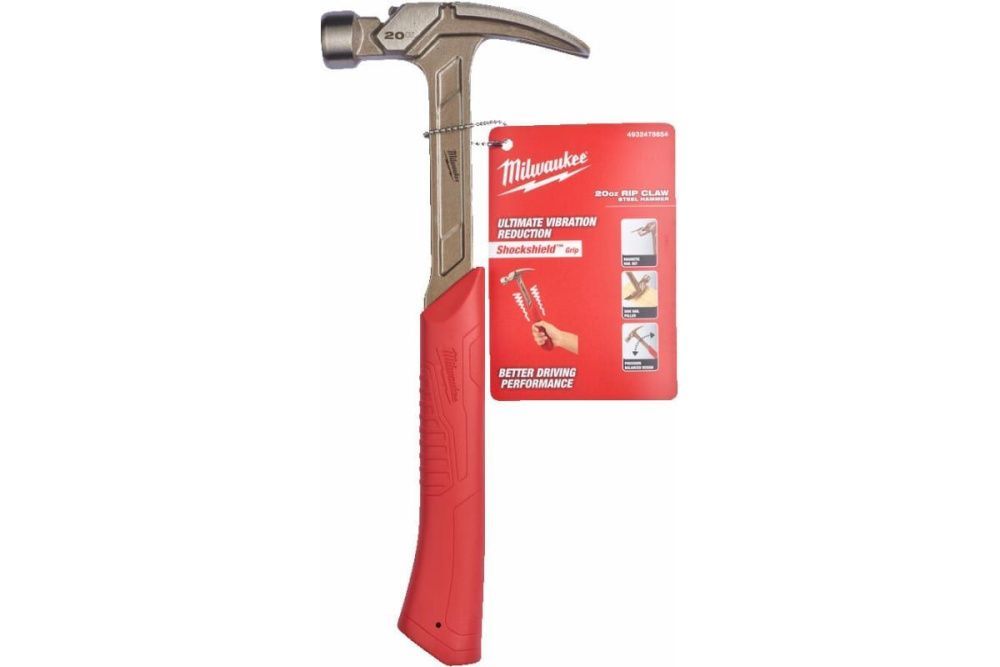Молоток плотницкий прямой 450гр, MILWAUKEE 