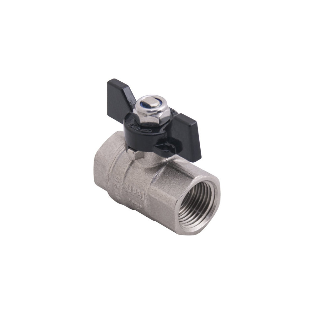Кран шаровой ВВ 3/4" (бабочка) Gappo