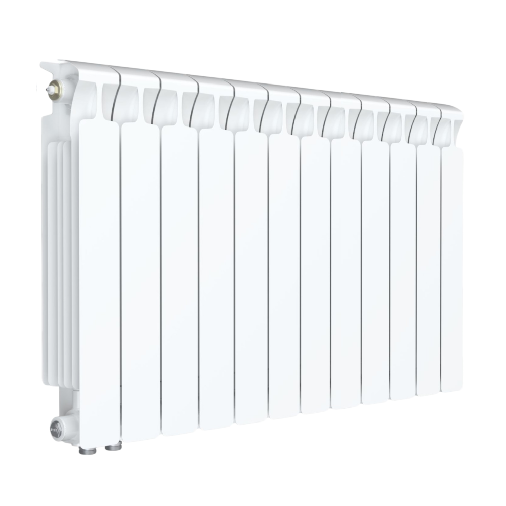 Радиатор биметаллический Monolit Ventil 500/100 12 секции (MVL) нижнее слева Rifar