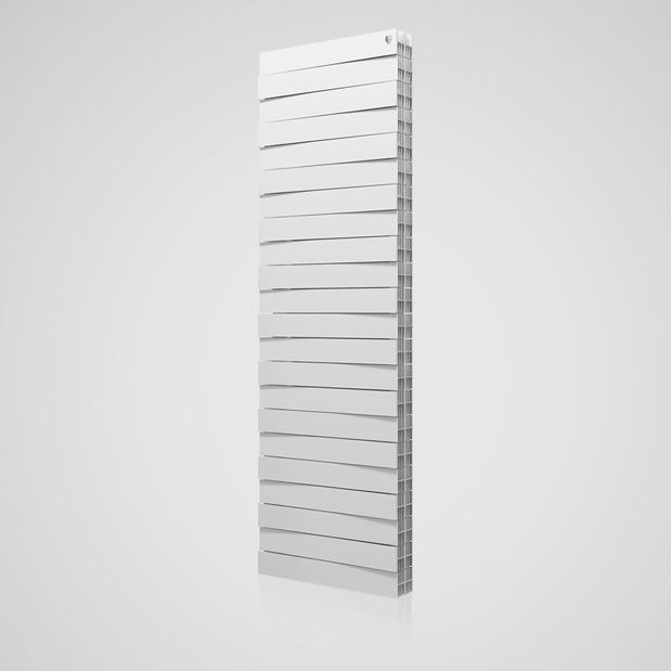 Радиатор биметаллический PianoForte TOWER 500 22 секц. Bianco Traffico Royal Thermo 