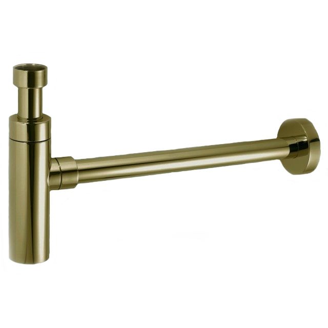 Сифон бутыл. (1 1/4"х32мм) б/выпуска с отв. труб. 32мм и отраж., вых. DN32мм, бронза McAlpine