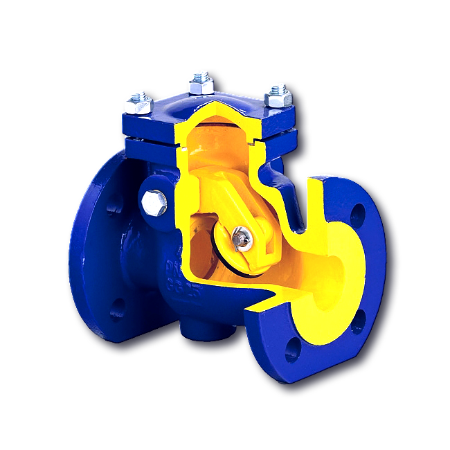 Клапан обратный V302-040 фланцевый чугунный Ду40 Ру16, Тмакс=300оС
