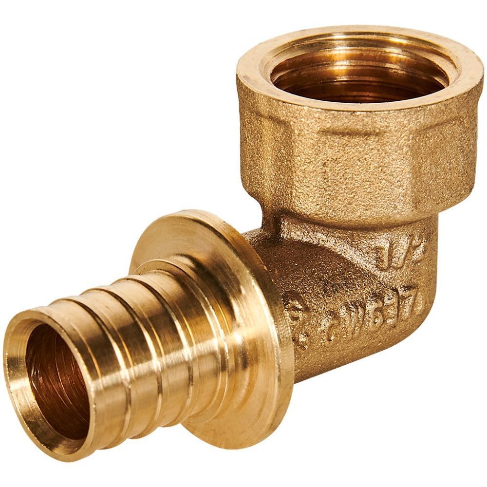 Угол переходной 20-1/2 ВР латунь Rommer