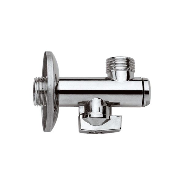 Вентиль угловой с фильтром 1/2х3/4 Remer