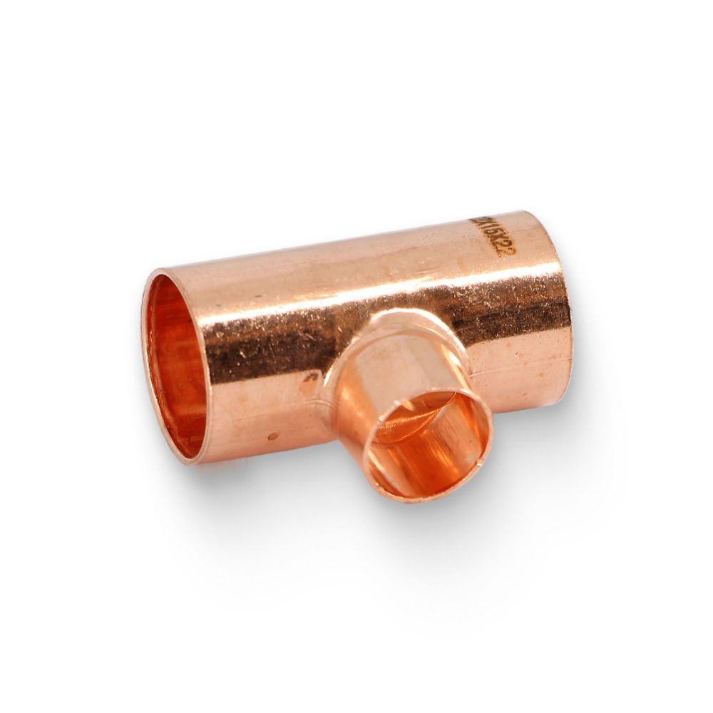 Тройник медь пайка 22х15х22 JINTIAN