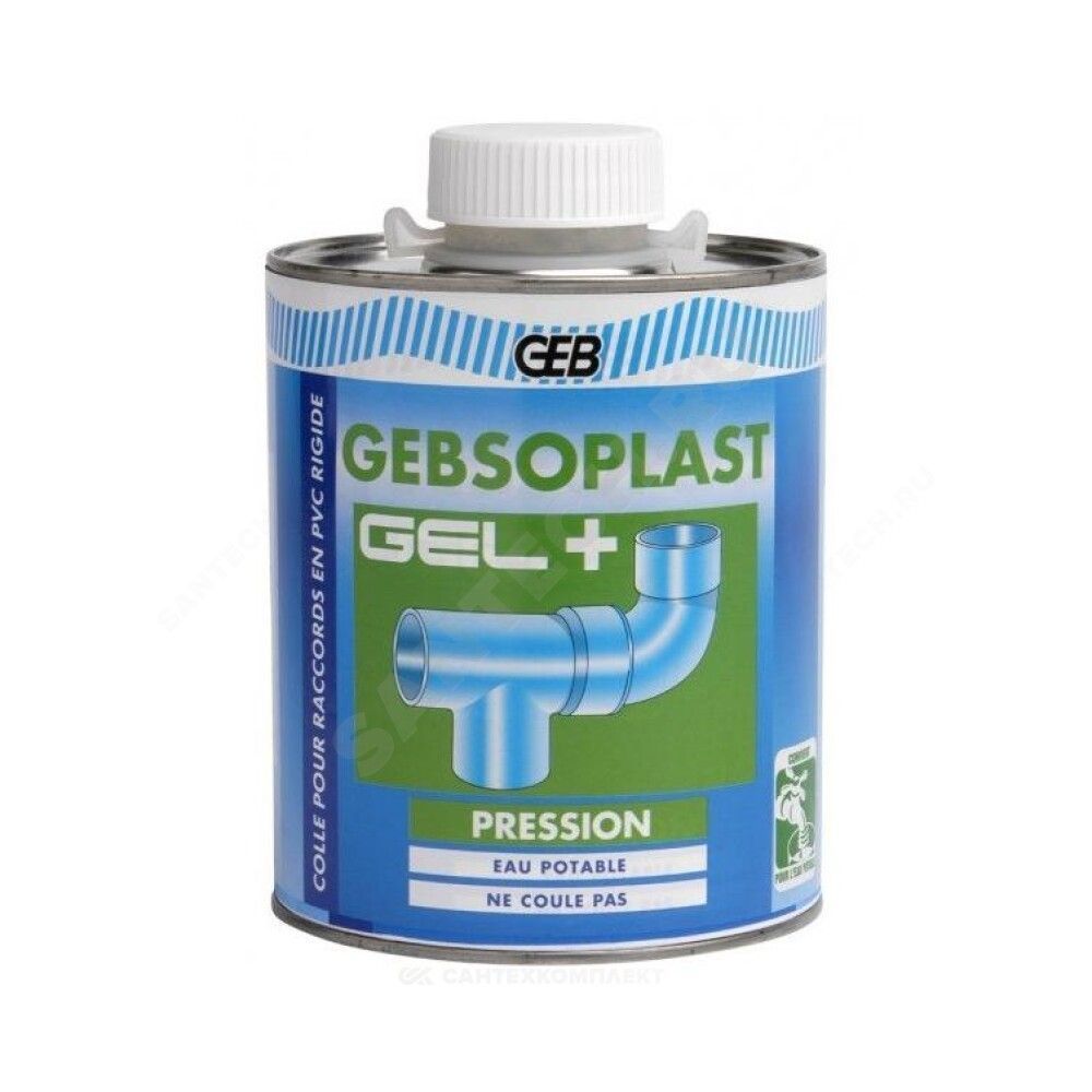 Клей Gebsoplast Gel+ (1000мл) для PVC-U, Франция