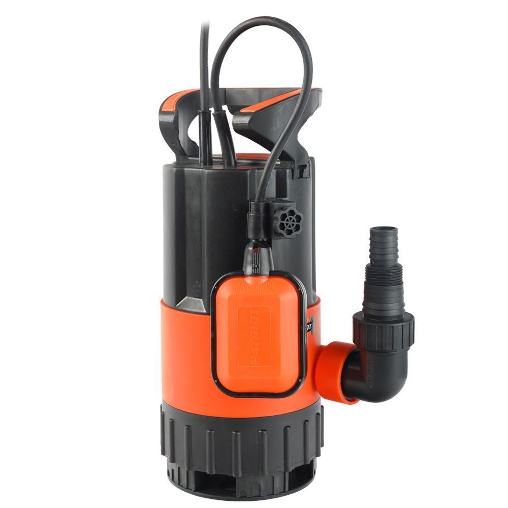 Насос дренажный F 400, д/грязной воды, корпус - пластик, 400 Вт, 8000 л/ч PATRIOT