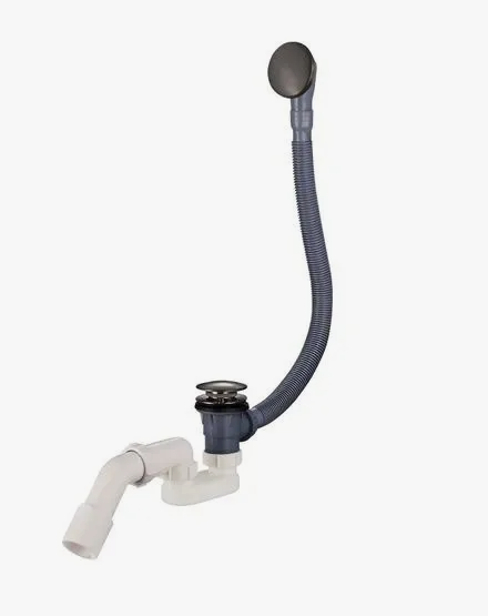 Сифон для ванны автомат, графит, RAGLO