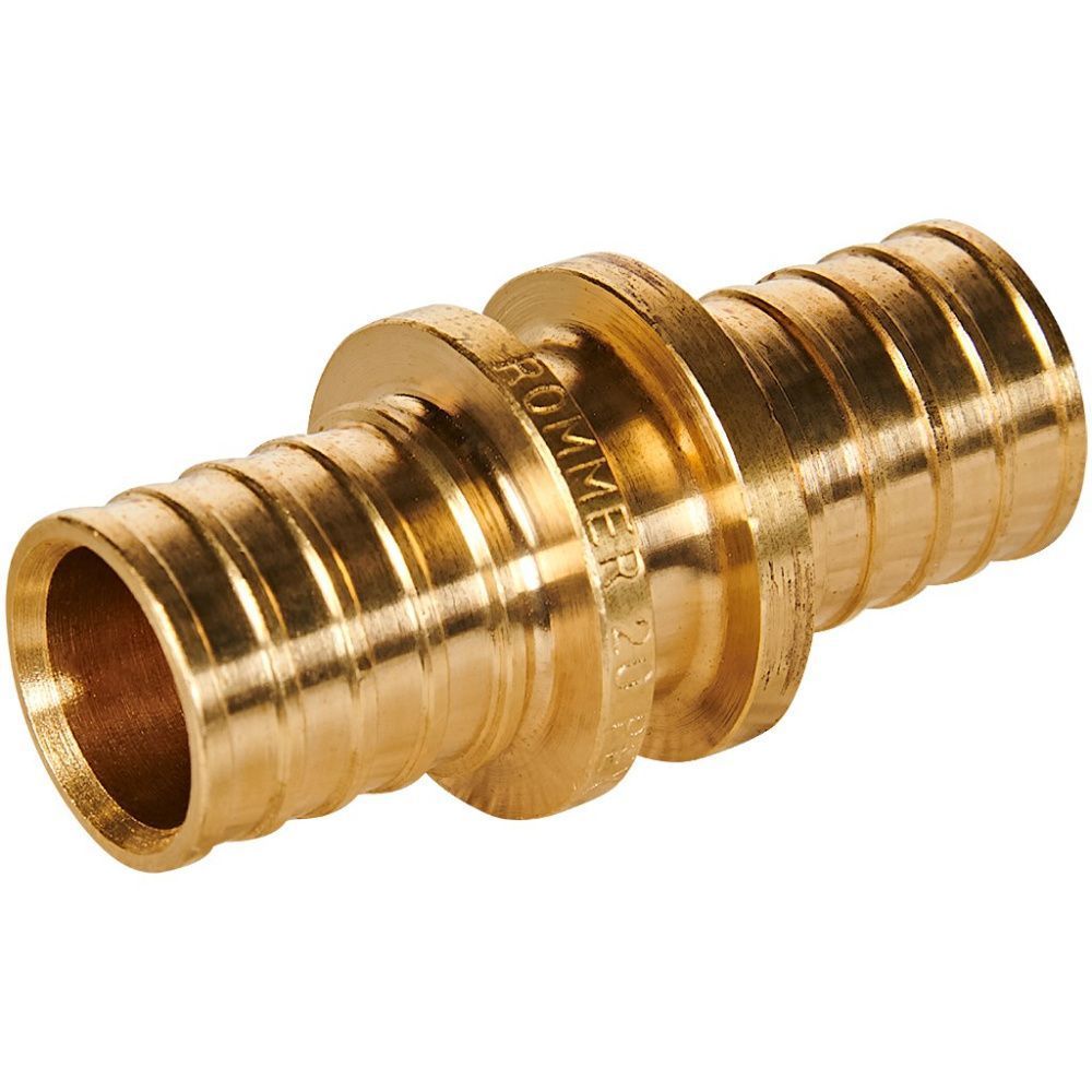 Муфта 20x2.0-20x2.0 латунь Rommer
