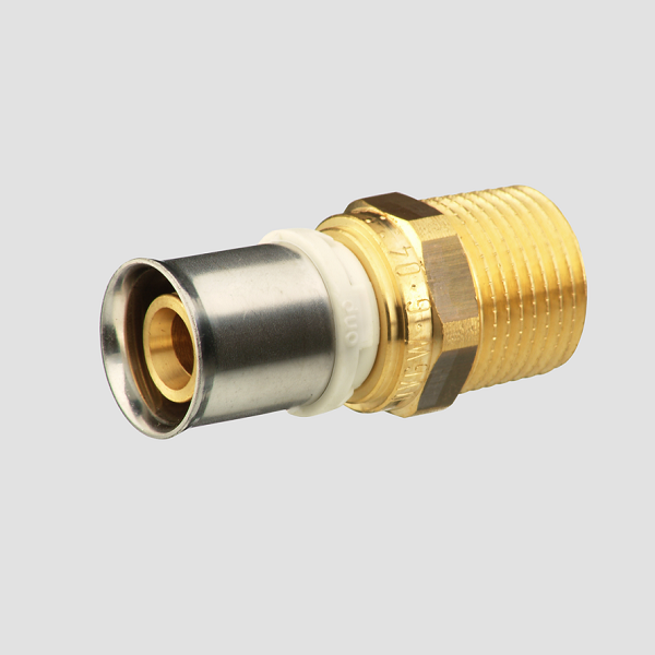 Муфта 20-3/4" НР alpex-duo, латунь Frankische