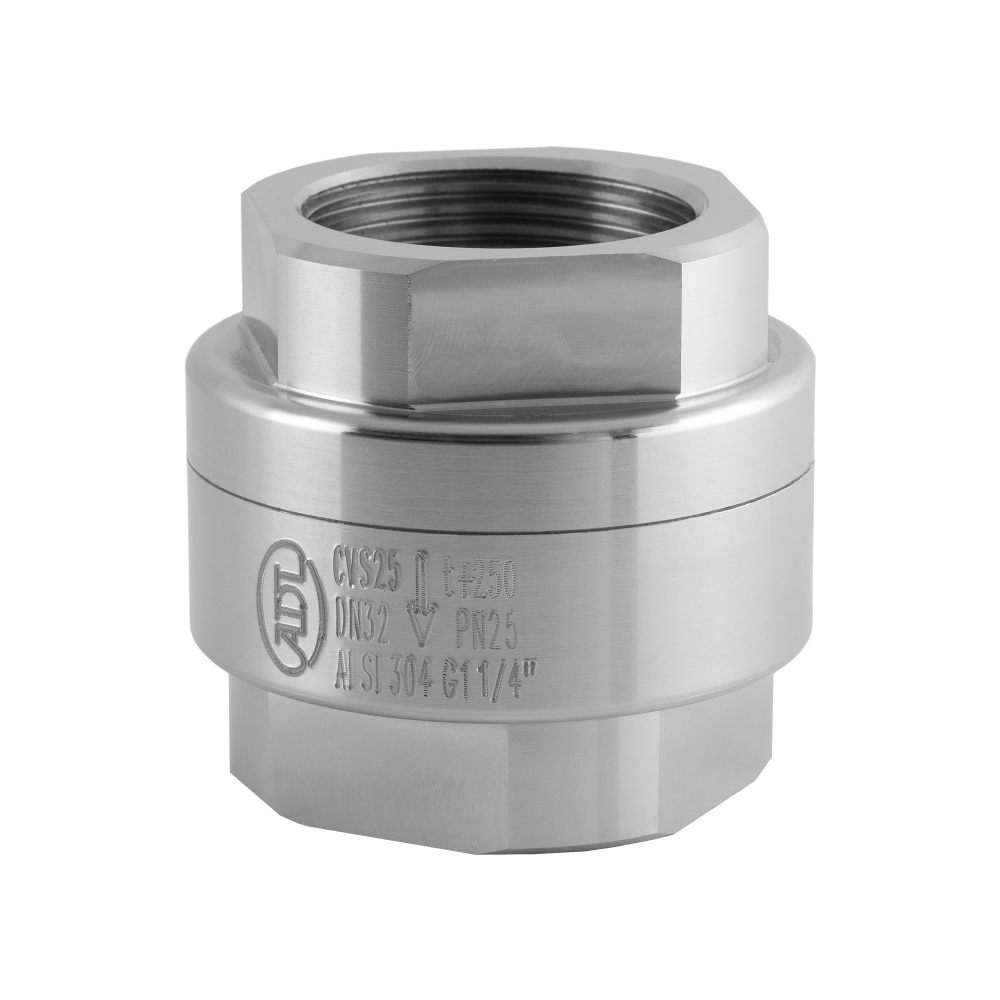 Клапан обратный ГРАНЛОК CVS25-015 р/р, Ду 1/2", нерж. сталь, Ру25, Тмах.=250оС