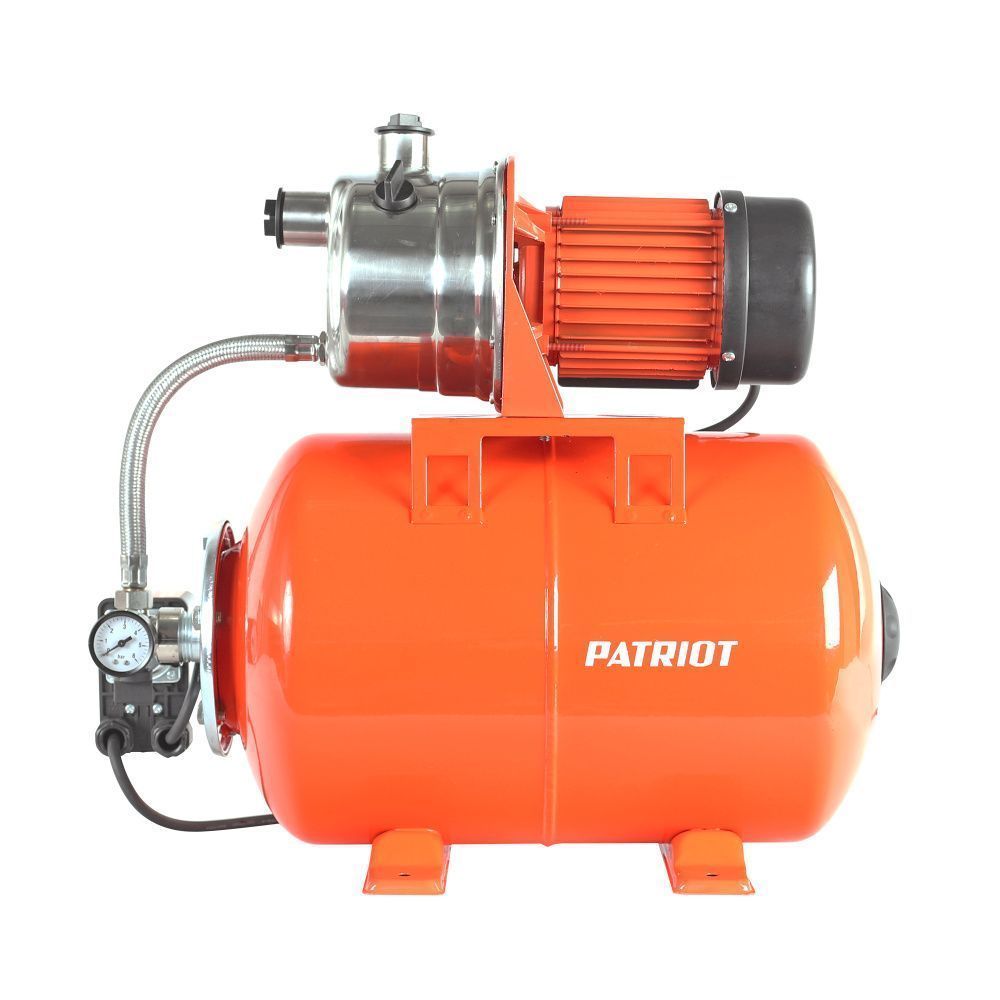 Станция насосная PW 1200-24 INOX, насосная часть - нерж.сталь, бак 24 л, 1200 Вт, 3800 л/час PATRIOT