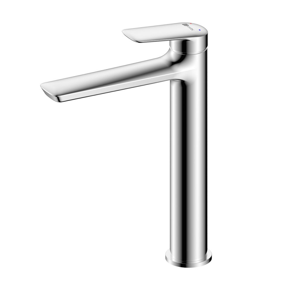 Смеситель для умывальника VERBA монолитный, высокий, хром, LEMARK