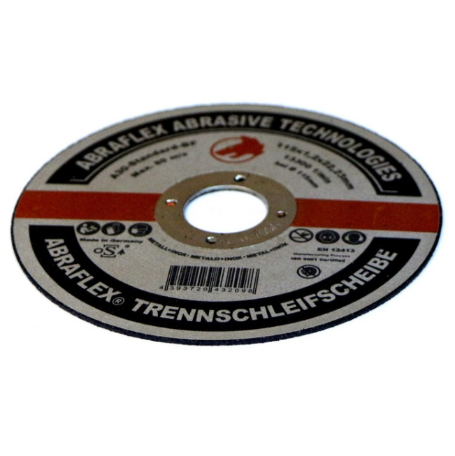 Круг отр. ф 125 х 1,2 х 22,23 д/мет, "Abraflex" A-30 Standart BF КРЕПЕЖ