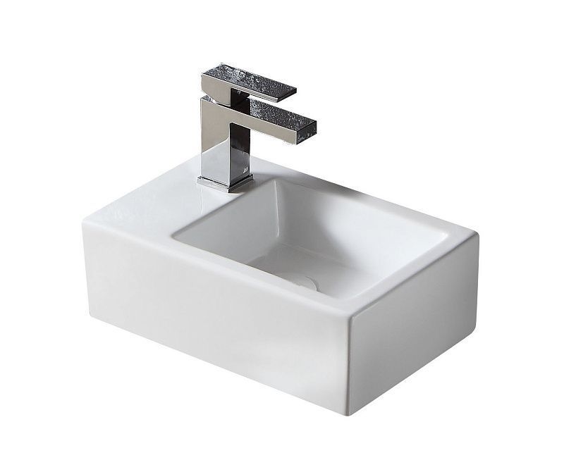 Раковина подвесная левая 37х23,5х12,5 AZARIO