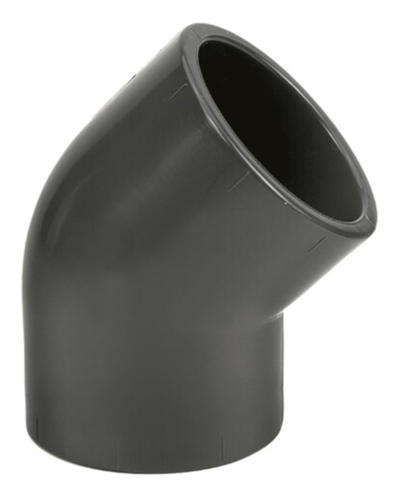 Угольник 45* (50) PVC-U Coraplax