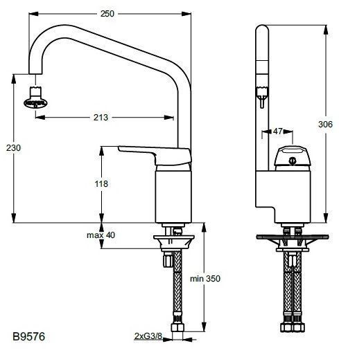 Смеситель д/кух. Cerasprint 2012 IDEAL STANDARD