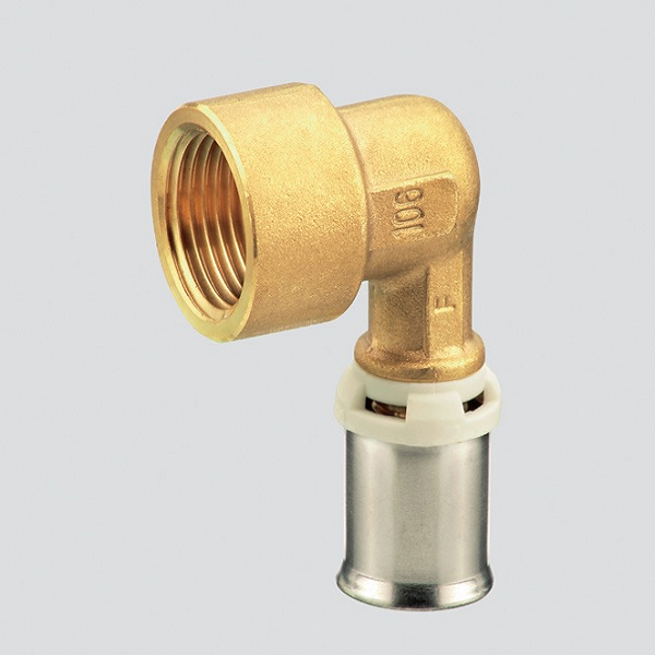 Угольник 90* 16х1/2" ВР alpex-duo XS латунь Frankische