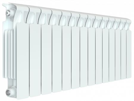 Радиатор биметаллический Monolit 350/100 14 секции G3/4" боковое подкл. Rifar