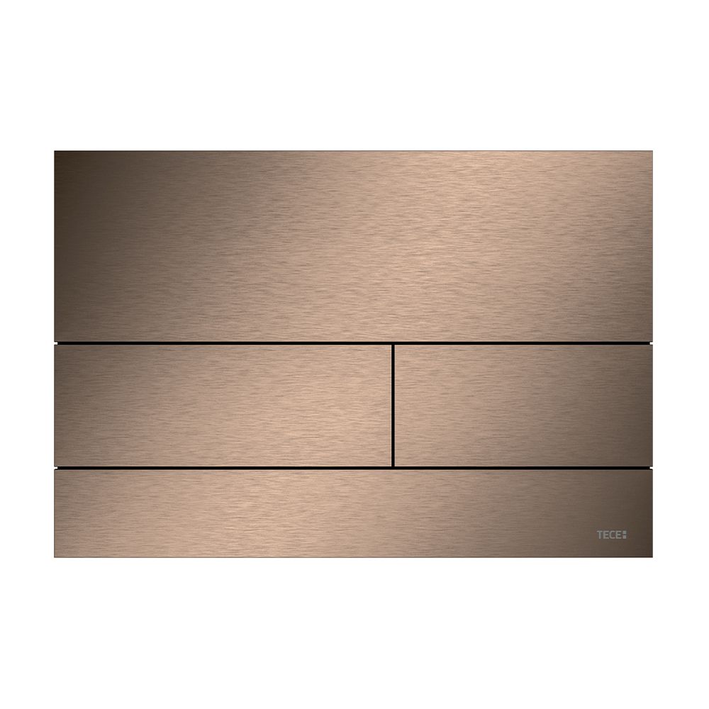 Клавиша TECEsquare II, PVD покрытие: сатин, красный, позолоченный