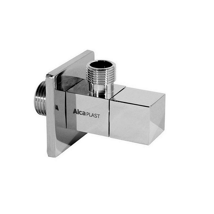 Вентиль угловой, квадратный 1/2"х3/8" ALCA PLAST