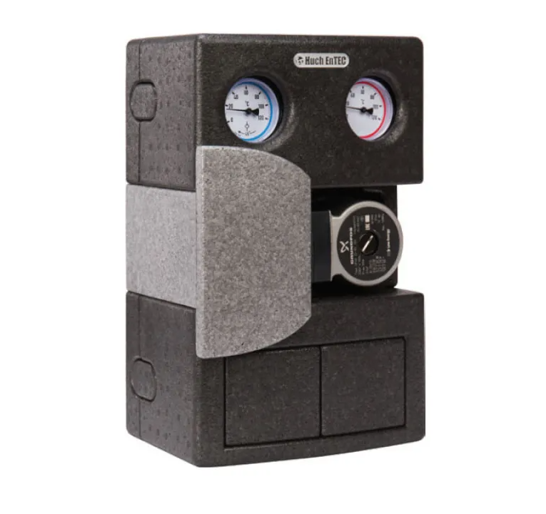 Насосно-смесительный модуль 1" TK DN25 ECO 2 (без насоса, термостат 25 - 55°C) лев Huch