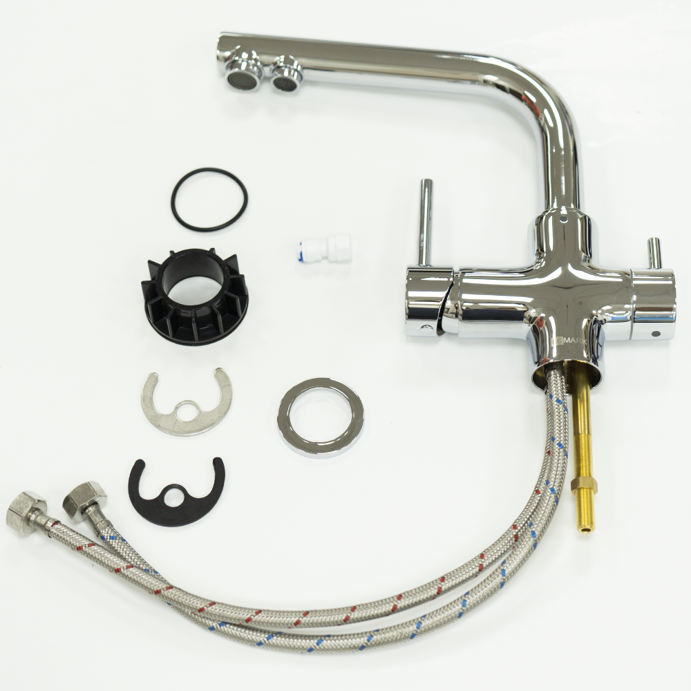 Смеситель для кухни COMFORT с подключением к фильтру питьевой воды, хром, LEMARK