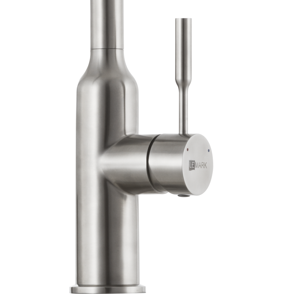 Смеситель для кухни EXPERT (LM5079S), с поворотным изливом, нерж.сталь, LEMARK