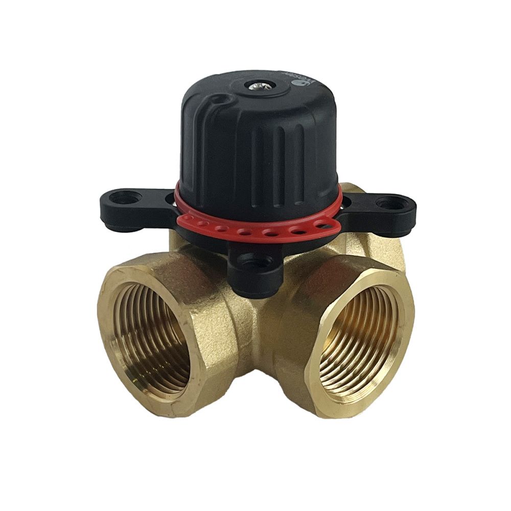 Клапан поворотный Wester VRS3, 3-ход. (DN15,Kvs2.5,PN10,ВР 1/2",ГВ-КО-РО-ТП-ТТ-ОХ-ВК)