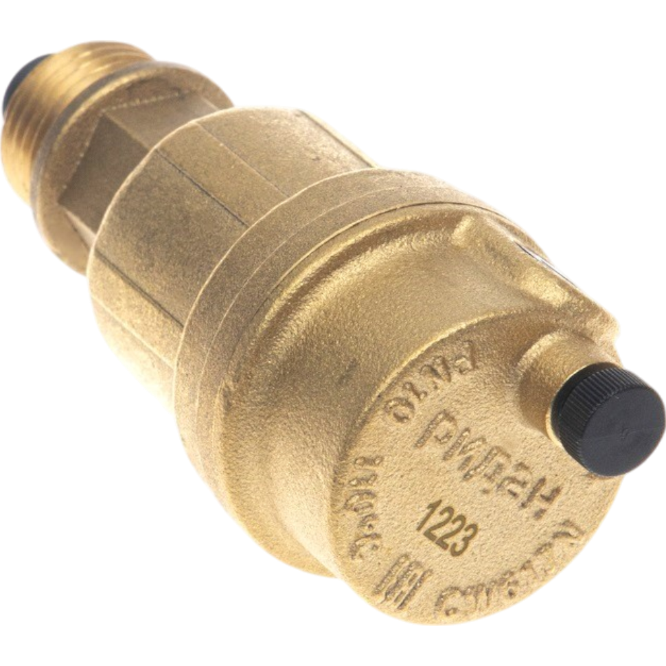 Воздухоотводчик Airvent-R PN10 DN10 с обратным клапаном DN15 Т от -10…+110С; корпус латунь, Ридан