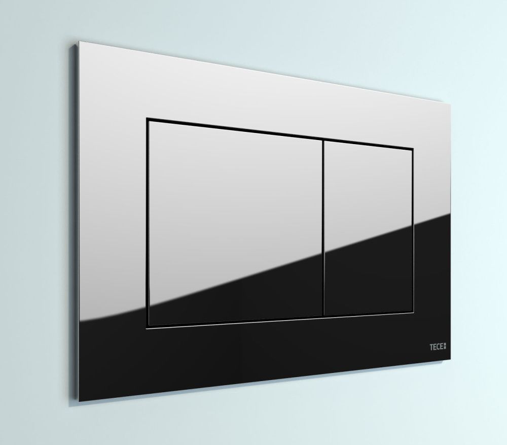 Клавиша TECEnow, пластиковая, хром глянцевый