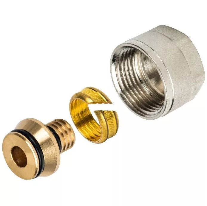 Соединение резьбозажим. 16х2 (резьба 3/4") для PEX-AL-PEX STOUT