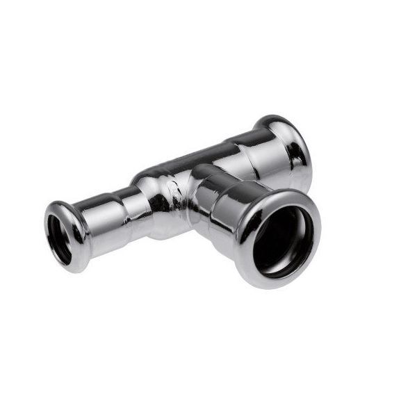 Тройник 22*22*15 C1415 press KAN-Therm Steel