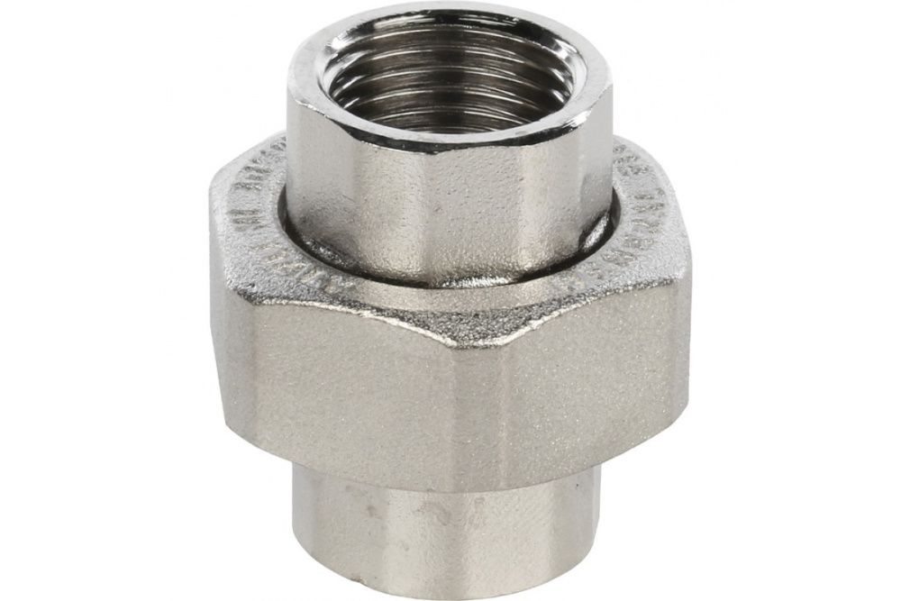 Разъемное соединение "американка" ВВ никелированное 3/4  STOUT