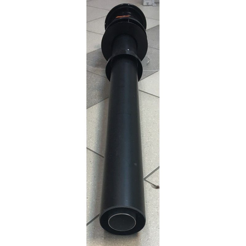 Проход LAS через кровлю 60/100 чёрный (против обледенения) VIESSMANN