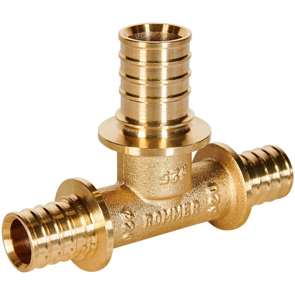 Тройник переходной 20-25-20 латунь Rommer